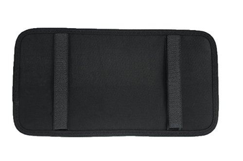 SunTrade Car Universal Sun Visor Organizer Pocket Storage Pouch,CD Sunglasses Visor Organizer,PU Leather(Style 1, Black)