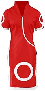 Decalon Naruto Cosplay Costume Sakura Haruno Dress Shorts Outfits