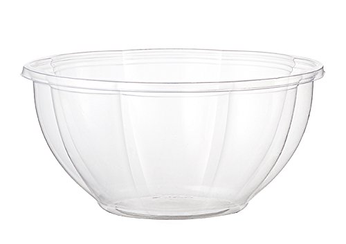 World Centric's 100% Biodegradable, 100% Compostable 32 Ounce Clear PLA Salad Bowl (Package of 200)