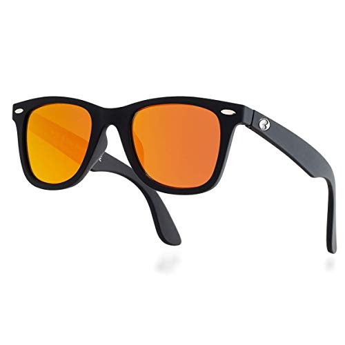 Bnus glass lens sunglasses for men women Retro Classic shades w