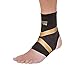 Copper Fit Pro Series Performance Compression Ankle Sleeve, Black with Copper Trim, Medium