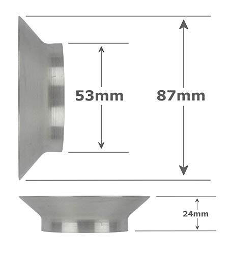 Fülltrichter für Kaffeemühle - gegen Streuverluste - rund - für Siebträger mit 53 mm Durchmesser – Bild 7