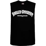 Harley-Davidson Military - Men's Sleeveless Black Graphic Tee - Camp Leatherneck | Tank Arch