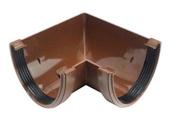 OSMA Brown 113mm Angle 90 Degree for DeepLine 4.5:2.5 Gutter System 9T903N