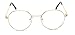 Outray Retro B236 Round Metal Clear Lens Glasses (Gold, 50)