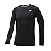 Devoropa Youth Boys Compression Thermal Shirt Long Sleeve Fleece Baselayer Soccer Baseball Undershirt