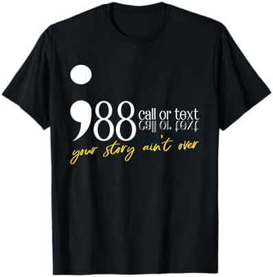 Amazon.com: 1-800-273-8255 Suicide Prevention T-shirt help line T