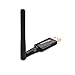 Cable Matters Gold-Plated Wireless N 300Mbps USB Adapter with High Gain External Antenna for Windows