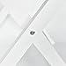 WELLAND Wood Foldable Luggage Rack Holder Luggage Stand for Suitcase for Home Bedroom Guestroom, White