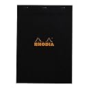 Rhodia Staplebound Pad No.18 - A4 (8.25 x 11.75 inches), Graph, Black