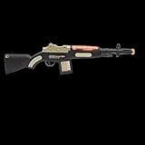 Fun Central AU214 20 Inch LED Flashing M-14 Super Gun with Sounds, LED Light Up Toy Gun, LED M-14 Toy Super Gun for Kids