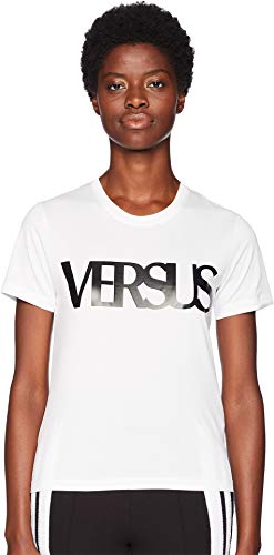 Versus Versace Women's Donna Jersey T-Shirt Optical White Small
