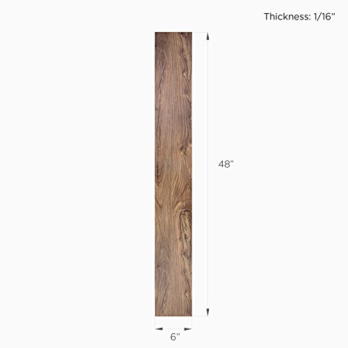 MAYKKE 47 Sq Ft Restored Pine Vinyl Plank Flooring 48" x 6" | Resembles Hardwood | Pack of 24, Easy Install JHA1000101