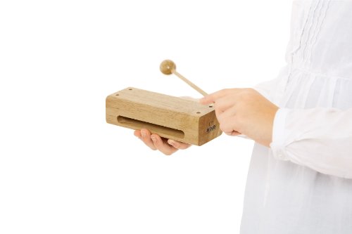 Nino Percussion NINO21 Medium Woodblock, Natural Finish
