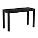 Ameriwood Home Large Parsons Desk with 2 Drawers, Black