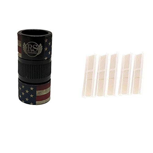 RS Berkeley Adjustable Clarinet Click Barrel (American Flag) w/Lescana Paramount Series Clarinet Reeds 5 PACK (Size 2.5)