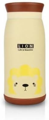 Cartoon Stainless Steel Travel Vacuum Flasks Thermoses Insulated Mug Water Cup (350ml, Lion)