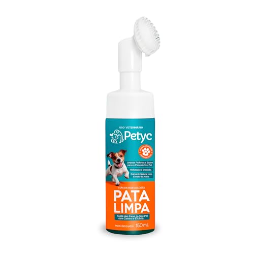 Pata Limpa 150 mL PETYC Higienizador de Patas para Cães e Gatos Espuma Relaxante (1 unidade)