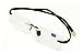V.W.E Rectangular Rimless Memory Flex Temple Reading Glasses With Anti-reflective AR Coating (Black, 1.75)