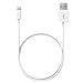 [Apple Mfi Certified] Sync & Charge USB Cable with Lightning Connector for Iphone 6s Plus / 6 Plus, Ipad Pro, Air 2 and More- 3.6 Feet (1.06 Meters) (Mfi UBS Cable(white))