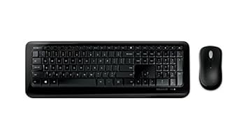 Wireless Desktop 850 (Set mit Maus und Tastatur, deutsches QWERTZ Tastaturlayout, schwarz, kabellos)