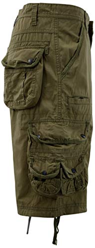 ChoiceApparel Mens Cargo Shorts (38, 333-Khaki) - Thumbnail 3