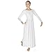 EUROTARD Womens 13524 Long Sleeve Worship Praise Liturgical Full Dance Dress