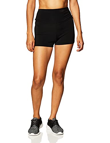 Capezio Women's High Waisted Shorts, Black, Small