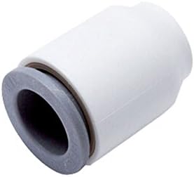 Parker Hannifin 6351 60 00WP2 LIQUIfit Polymer Body End Stop Fitting, 3/8" Push-to-Connect Tube