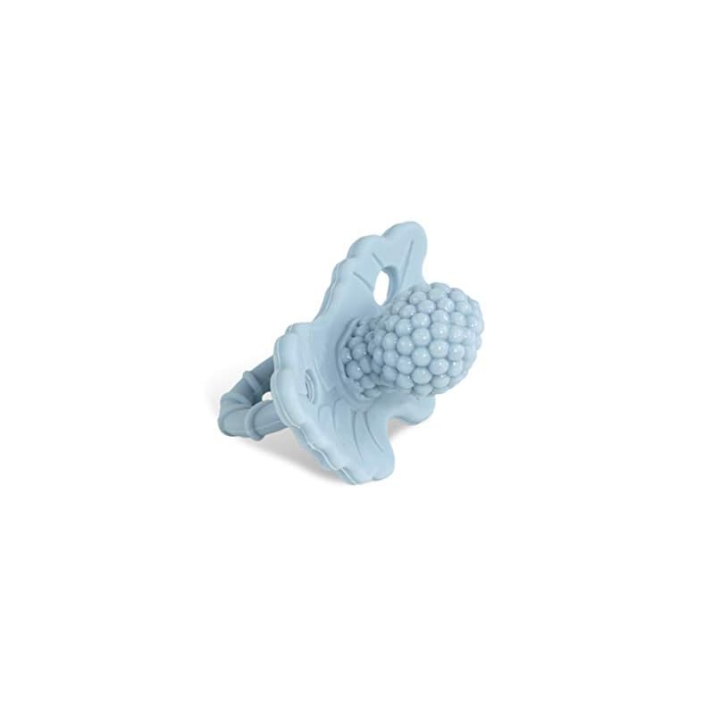 RAZBABY Soft Silicone Infant & Baby 3M+ Teether Toy, Berrybumps Textured Teething Relief Pacifier, Hands-Free & Easy-to…