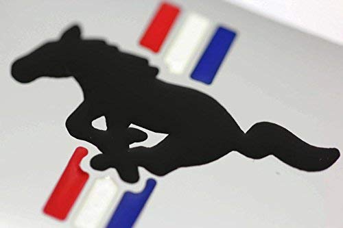 DanteGTS FORD MUSTANG Logo License Plate Frame Chrome Plated Brass Hand Painted Engraved (Certified Refurbished)