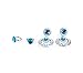 JaxoJoy Princess Beauty Set – Play Pretend Dress Up Jewelry Gift Set for Girls Includes Princess Tiara, Necklace, Earrings, Rings, Comb & Mirror – Recommended for Ages 3+