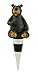 Bear Wine Stopper Bottle Topper, Lodge Decor, 5-inch (Hand Painted)