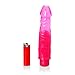 G-spot 8 Inch Pink Vibrating Jelly Dong By Healthy Vibes - Realistic Vibrating Dildo