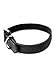 Mighty Paw Leather Dog Collar - Genuine Distressed Leather - Strong Metal Buckle - Ultimate Comfort - Modern Style for All Dogs Breeds - Comfort Puppy Collar - (Large - Black)