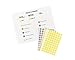 Avery Color-Coding Removable Labels, 1/2 Inch Round Stickers, Light Blue, Non-Printable, 840 Dot Stickers Total (5050)