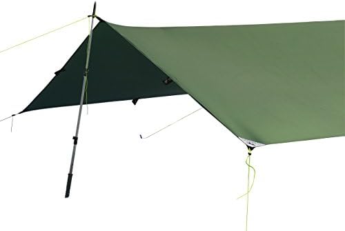 LiteOutdoors Silnylon Tarp - 11.6 Oz. - Ultralight Backpacking Tarp or Hammock Tarp