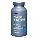 GNC Vitamin B-12 1500, Capsules, 90 ea