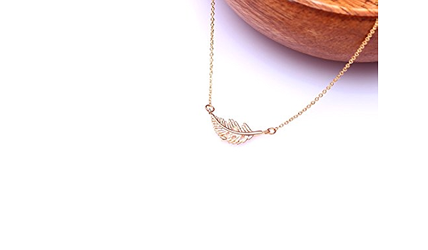 Delicate Leaf Necklace: Handmade