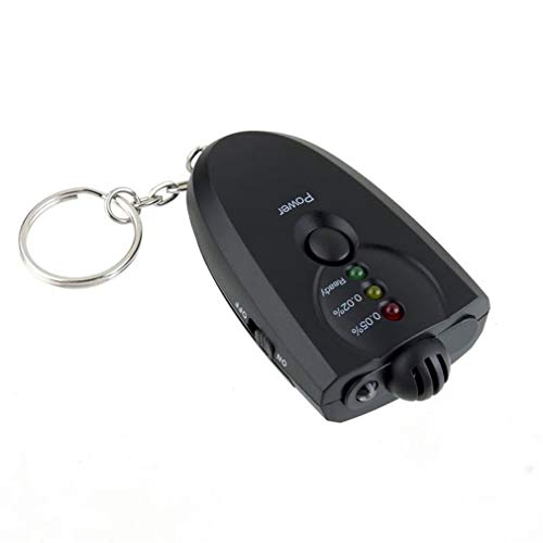 NEW Portable Keychain LED Alcohol Breath Tester Breathalyzer