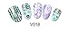 48pcs Nail Sticker White Black Water Decal Sexy Lace Flower for DIY Tips Nails Styling Tools Nail Decorations