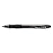 BIC Velocity Gel Retractable Pen - Pen Point Size: 0.7mm - Ink Color: Black - 12 / Dozen