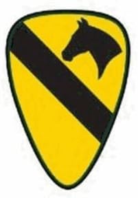 1ST CAVALRY DIVISION OF UNITED STATES FLAGEmbroidered Applique TACTICAL ARMY VELCRO FASTENER BADGE PATCH