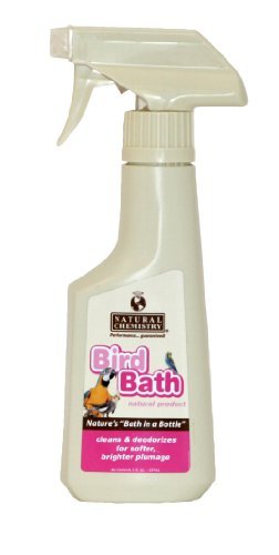 Bird Bath Natural Enzyme Based Cleaner and Deodorizer for Birds, 8-Ounce