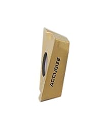 Accusize Tools   Insertos de carbono, caja de 10 unidades, APKT1604, bañado en estaño, #0056 1604x10