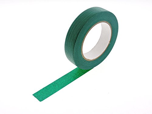 2pk 1" in x 60yd Green Masking Tape Extra Sticky PRO Grade High Stick Special Project Painters Tape Painting Trim Arts Crafts School Home Office 21 Days 24MM x 55M .94 inch Evergreen Dark