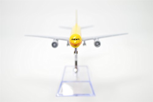 757 DHL Cargo Airplane Diecast with Desk Stand