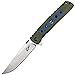 Eafengrow EF27 Folding knife, D2 Steel Blade Everyday Carry, Flipper Open, Liner Lock, G10 Handle Pocket Knifes with Clip for Camping Hiking(Green)
