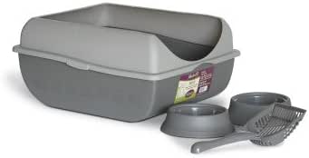 whisker city hooded cat litter pan