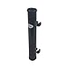 CaneTUBE® Cane Holder for Walker, Rollator and Wheelchair (Black), Walking Cane Attachment for Walkers, Rollators and Wheelchairs with Snap-On Clips and Strap